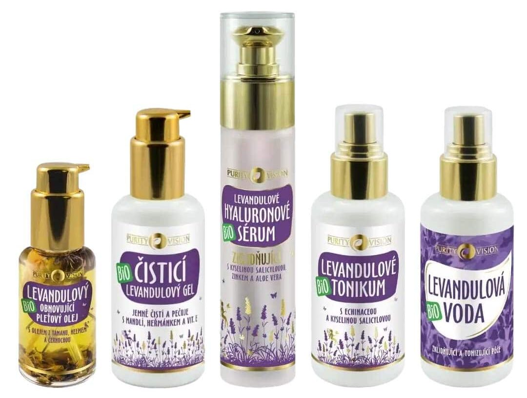 Recenze Bio Levandulové řady od Purity Vision